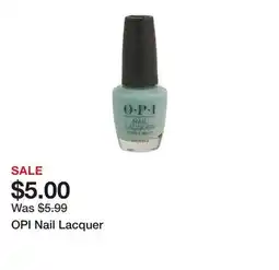 Marshalls OPI Nail Lacquer offer