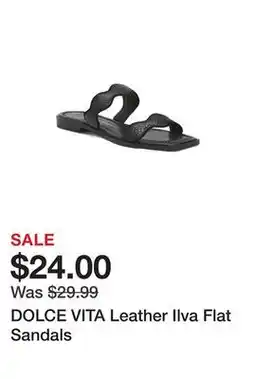 Marshalls DOLCE VITA Leather Ilva Flat Sandals offer