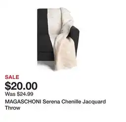 Marshalls MAGASCHONI Serena Chenille Jacquard Throw offer
