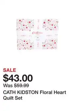 Marshalls CATH KIDSTON Floral Heart Quilt Set offer