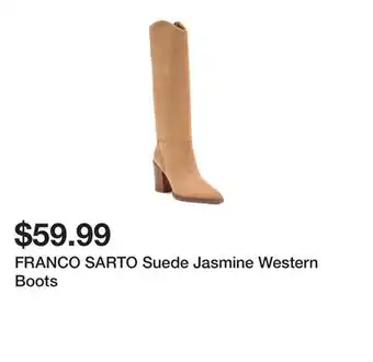Marshalls FRANCO SARTO Suede Jasmine Western Boots offer