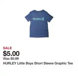 Marshalls HURLEY Little Boys Short Sleeve Graphic Tee offer