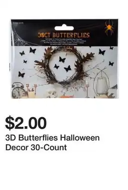 Five Below 3D Butterflies Halloween Decor 30-Count offer