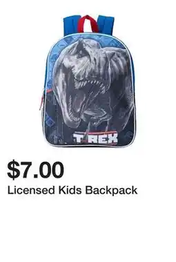 Five Below Licensed Kids Backpack offer