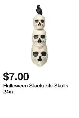 Five Below Halloween Stackable Skulls 24in offer