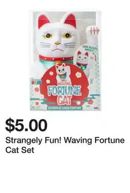Five Below Strangely Fun! Waving Fortune Cat Set offer
