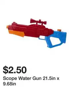 Five Below Scope Water Gun 21.5in x 9.68in offer