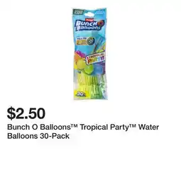 Five Below Bunch O Balloons Tropical Party Water Balloons 30-Pack offer