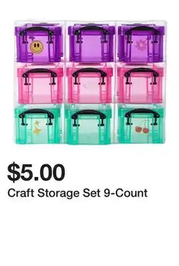 Five Below Craft Storage Set 9-Count offer
