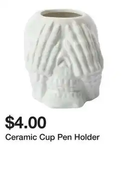Five Below Ceramic Cup Pen Holder offer
