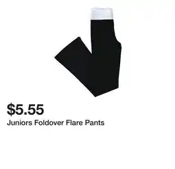 Five Below Juniors Foldover Flare Pants offer