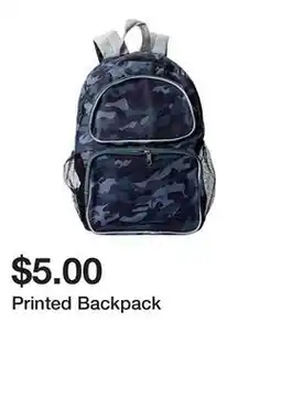 Five Below Printed Backpack offer