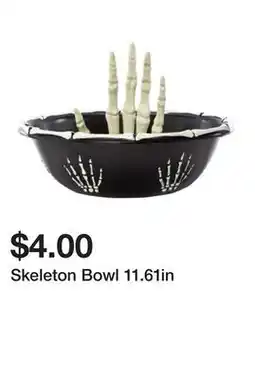 Five Below Skeleton Bowl 11.61in offer