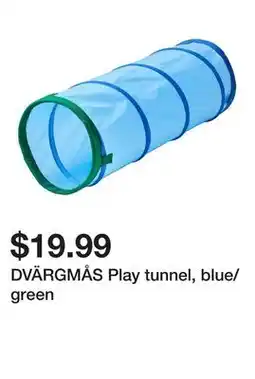 Ikea DVÄRGMÅS Play tunnel, blue/green offer