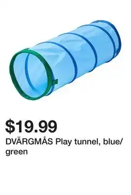 Ikea DVÄRGMÅS Play tunnel, blue/green offer