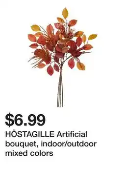 Ikea HÖSTAGILLE Artificial bouquet, indoor/outdoor mixed colors offer