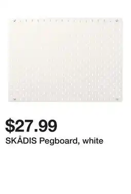 Ikea SKÅDIS Pegboard, white offer