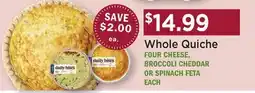 Heinen's Whole Quiche offer