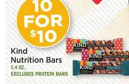 Heinen's Kind Nutrition Bars offer