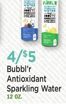Heinen's Bubbl'r Antioxidant Sparkling Water offer