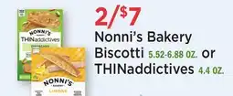 Heinen's Nonni's Bakery Biscotti 5.52-6.88 OZ. or THINaddictives 4.4 OZ offer