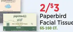 Heinen's Paperbird Facial Tissue offer