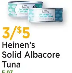 Heinen's Heinen's Solid Albacore Tuna offer