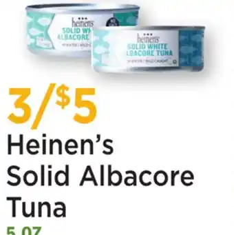 Heinen's Heinen's Solid Albacore Tuna offer