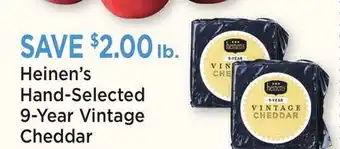 Heinen's Heinen's Hand-Selected 9-Year Vintage Cheddar offer