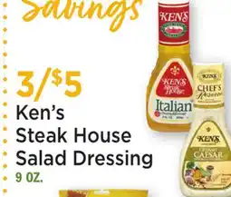 Heinen's Ken's Steak House Salad Dressing offer