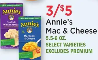 Heinen's Annie's Mac & Cheese offer