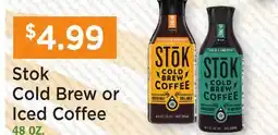 Heinen's Stok Cold Brew or Iced Coffee offer