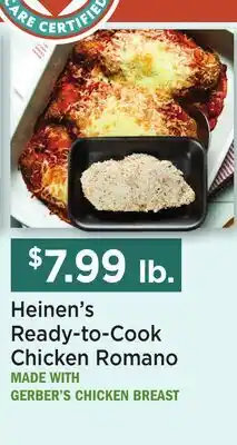 Heinen's Heinen's Ready-to-Cook Chicken Romano offer