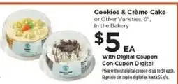 Food 4 Less Cookies & Crème Cake or Other Varieties, 6 offer