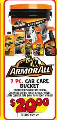 Ollie's 7 PC. ARMOR ALL CAR CARE BUCKET offer