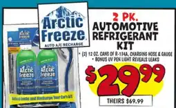 Ollie's ARCTIC FREEZE 2 PK. AUTOMOTIVE REFRIGERANT KIT offer