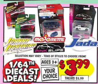 Ollie's 1/64TH DIECAST DEALS! offer