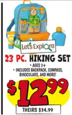 Ollie's 23 PC. HIKING SET offer