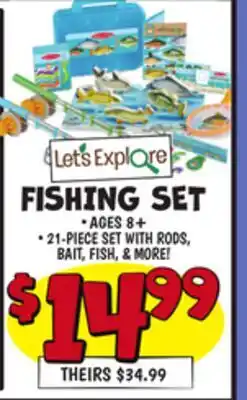 Ollie's MELISSA & DOUG FISHING SET offer