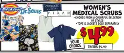 Ollie's WOMEN'S MEDICAL SCRUBS offer
