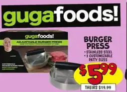 Ollie's BURGER PRESS offer