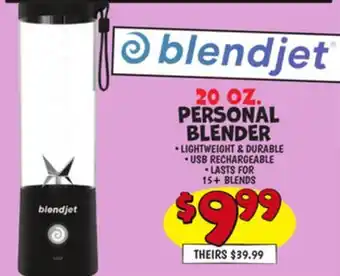 Ollie's BLENDJET PERSONAL BLENDER offer