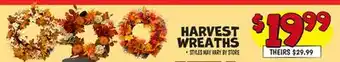 Ollie's HARVEST WREATHS offer