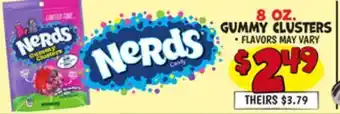 Ollie's NERDS GUMMY CLUSTERS offer