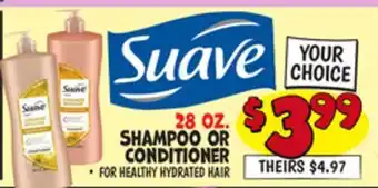 Ollie's Sauve 28 oz. Shampoo or Conditioner offer