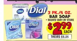 Ollie's Dial 3 pk./4 oz. Bar Soap offer