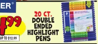 Ollie's STAEDTLER 20 CT. DOUBLE ENDED HIGHLIGHT PENS offer