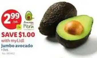 Lidl Jumbo avocado offer