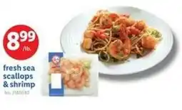 Lidl Fresh sea scallops & shrimp offer