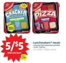 Lidl Lunchmakers meals offer